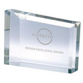 Rectangular Frame Crystal Award